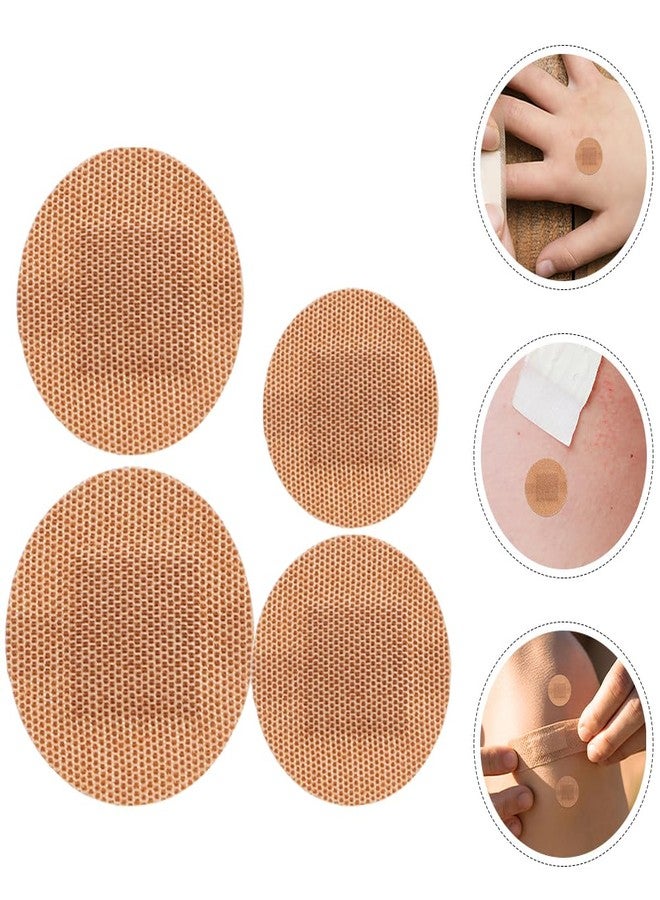 VOSCHOIX Elastic Spot Bandages,100pcs Breathable Small Round Bandage, Adhesive Flexible Fabric Circle Bandaid for Wounds Protection Care in Multiple Sizes - Image 2